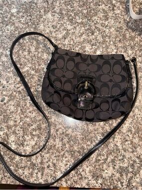 Coach Signature Crossbody Bag in Black